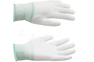 SimpleLife Quilters en Nylon piqué Libre Machine Quilting Gants Grip Grip Finger Handip Grip(Blanc + Vert)