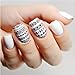 chinkyboo Clear False Nail Art Tips Sticks polish Display Fan Practice salon-Pack of 50
