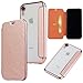 Produktbild Xinanlongjb Für iPhone Xr Slender Refined Protective Tenuous Sky PU-Leder Silikon Hülle (Farbe : Roségold)