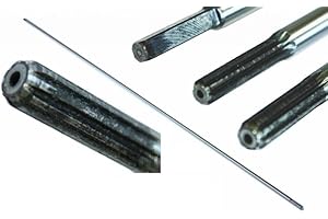 IMJ-GLOBAL Tige de transmission | pour débroussailleuse | Longueur totale 153 cm | Diamètre Ø8 mm | 9 dents | en acier trempé | Pièce de rechange