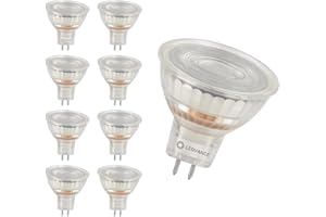 LEDVANCE 10x LED-Strahler, GU5.3, 3000K Warmweiß, 6,5W, 621 Lumen, 36° Abstrahlwinkel, Ersatz für 50W Halogen, 12V, Nicht Dimmbar, 10er SPARPACK