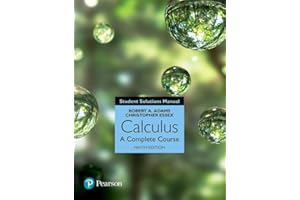 Student Solutions Manual for Calculus: A Complete Course, 9/e