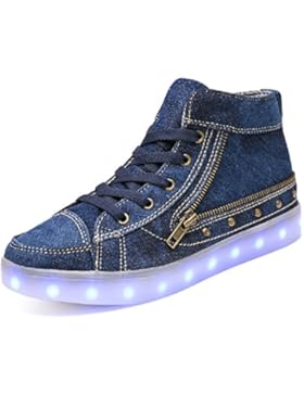 IDEA FRAMES LED leuchtet Schuhe Mode Sneaker USB Lade für Frauen
