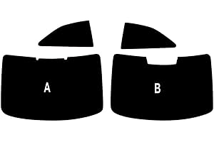 PSSC WINDOW FILM PSSC Pre Cut Rear Car Window Films for Audi A5 Coupe 2007 to 2016 05% Very Dark Limo Tint