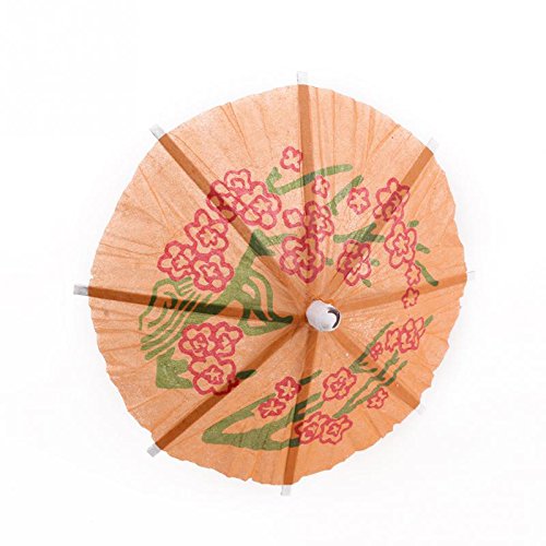 OUNONA 150pcs Cocktailschirmchen in verschiedenen Farben - 6