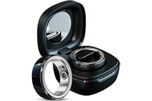 FINDTIME Smart Ring Fitness Tracker for Men Women Fitness Ring Pedometer Heart Rate Blood Pressure Blood Oxygen Sleep Monitor Activity Tracker for Sports Distance, Calories Compatible with Android iOS