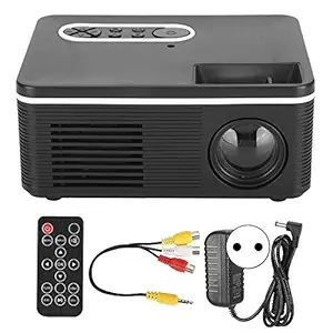 Movie Projector, Mini Projector 1080p HD for Outdoor Use for Home Theater for Party(Transl)