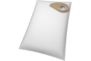 MCFILTER 10 bolsas de aspiradora adecuadas para Nilfisk Buddy II 12 Buddy II 18 Buddy II 18 Aspirador de acero inoxidable | microfibra multicapa | Alta resistencia al desgarro | NI 17 como 81943048