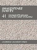  [Shakespeare Survey: Volume 41, Shakespearian Stages and Staging (with a General Index to Volumes 31-40): Shakespearian Stages and Staging (with a General Index to Volumes 31-40)] (By: Stanley W. Wells) [published: March, 1989]