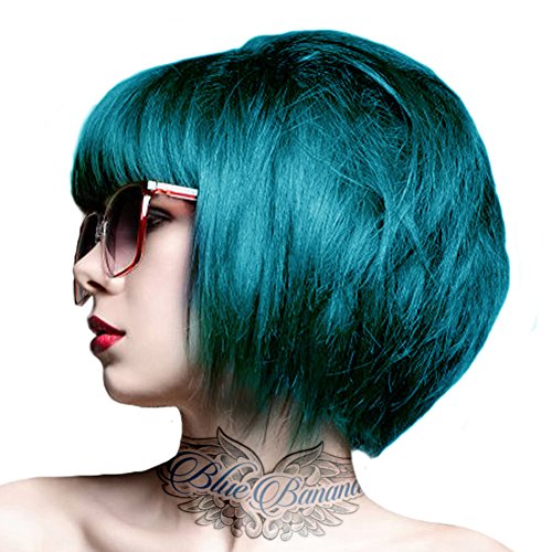 Tinte Capilar Semi-Permanente Crazy Color (Peacock Blue) + GRATIS Estuche Blue Banana Sugar Skull