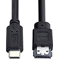 xiwai USB-C Type-C to Power Over eSATA DC5V Adapter USB3.0 to HDD/SSD/ODD eSATAp Converter