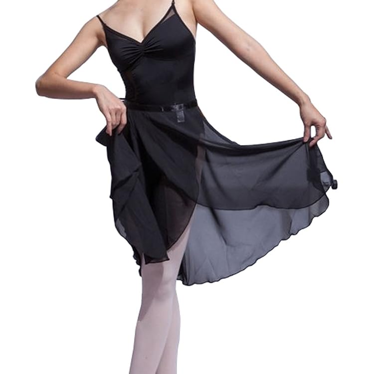 Jupe Ballet Mousseline De Soie Femme - Taille Adjustable | Pour Danse/Yoga/Patimage