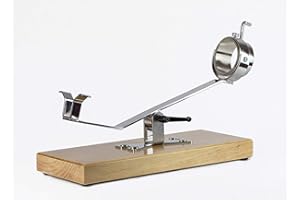 BRICOMIRAS JAMONERO BASCULANTE GIRATORIO CON BASE MADERA NOGAL, SOPORTE JAMONERO IDEAL USO DOMÉSTICO Y PROFESIONAL (Nogal solo)