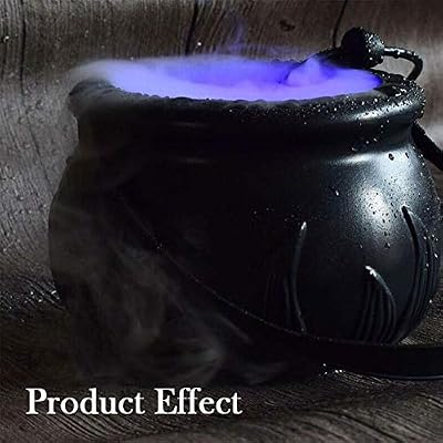 Cokeymove Mist dessalinisateur Fog Party Halloween Sorcière Chaudron Mist Maker Smoke Machine Fog - Changement de Couleur