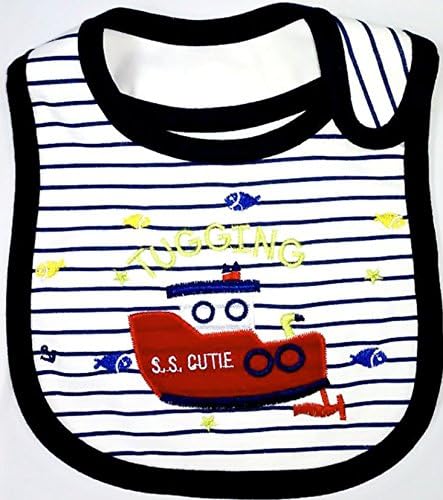 FPBS Cute Animal Pattern Baby Toddler Waterproof Bibs Saliva Towel, Cotton (Steamboat)
