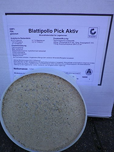 Pickstein Pickschale Blattipollo Pick Aktiv 1,8 kg Hühner Hennen Geflügel