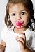 Difrax Dental Extra Strong Pacifier with Hearts (18 Plus Months, Pink)