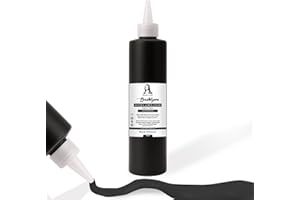 SÜDOR Teinture pour tissu 500 ml. Teinture textile résistante au lavage. Couleur pour tissus clairs. Lavable en machine, résistante au lavage, fixation par repassage (noir)