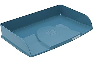 Exacompta - Rif. 10570D – 1 cestino portaposta orizzontale Combo Styli Autentik – per classificare documenti in formato orizzontale – porta etichetta inclusa – sovrapponibile – dim 25,5 x 36,5 x 6,5