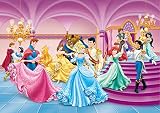 AG Design FTDs1928 Disney Princess Prinzessinen, Papier Fototapete Kinderzimmer - 255x180 cm - 2 teile, Papier, multicolor, 0,1 x 255 x 180 cm