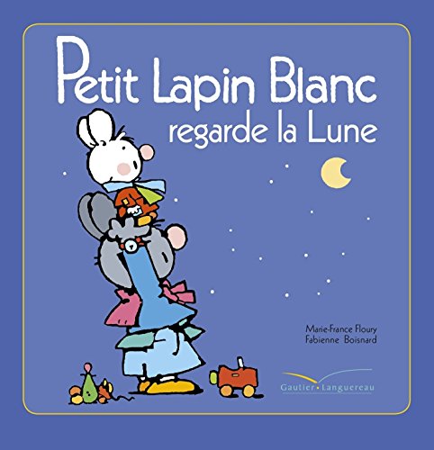 couverture de : Petit Lapin blanc regarde la lune