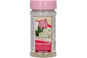 FunCakes Geschmackpaste Pfefferminze: Lebensmittelaroma, guter Geschmack, perfekt zum Dekorieren von Kuchen, geeignet für Teig und Füllungen. 100 g.