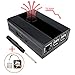 Price comparison product image Raspberry Pi 3 Case Aluminium with Fan for Pi 3, 2 and B+ Black