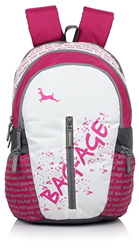 Bag-Age White Gold Casual Laptop Backpack (Pink) RS.849 (63.00% Off) - Amazon