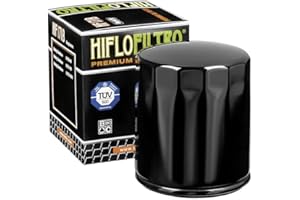 BOSS BEARING Oil Filter Hiflo Filtro HF171B Black Compatable with Harley Davidson FLHX Steet Glide 2017-2024