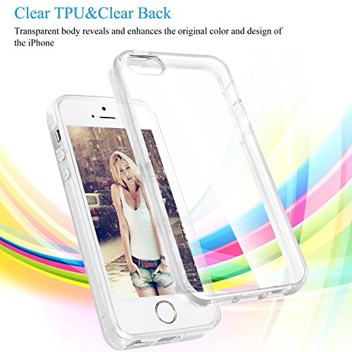 Funda para Apple iPhone 5 5S SE 4-Pulgada Smartphone MaiJin TPU Transparente Carcasa Case Bumper con Absorci n de Impactos y Espalda Cover Funda para Apple iPhone 5 5S SE 4-Pulgada Smartphone MaiJin TPU Transparente Carcasa Case Bumper con Absorci n de Impactos y Espalda Cover