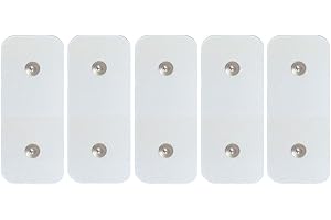 TECHNOMEDIA 5 Elettrodi cerotti adesivi ricambi pezze adesive compatibili Gym form Total ABS Platinum bottoni piccoli 4mm