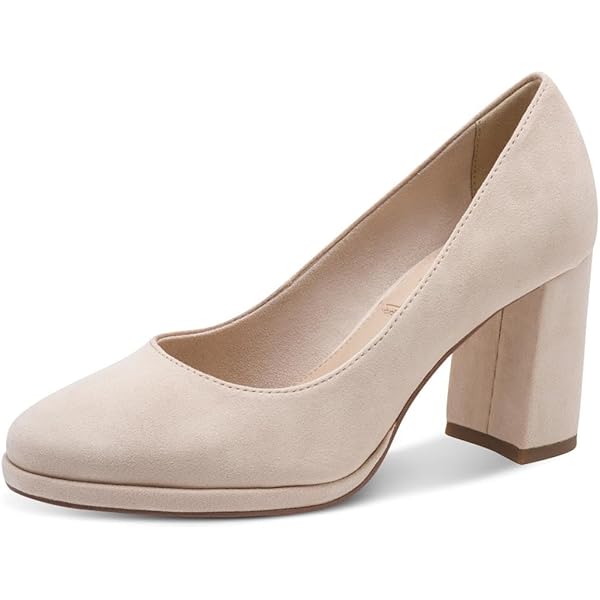 DREAM PAIRS Vrouwen Hoge Chunky Closed Toe Blok Hakken Spitse Teen Bruiloft Party Elegante Slip On Pumps Schoenen, Wit/Pu, 37.5 EU