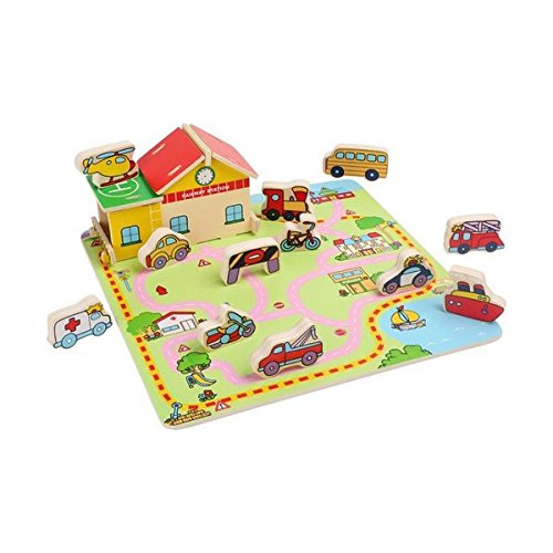 Price comparison product image Legler Road Traffic Wooden Puzzles