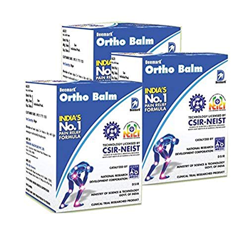 Deemark Ortho Balm - 50 grams, Pack of 3 (White) RS.270.00