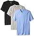 Produktbild Tommy Hilfiger Men's Undershirts 3 Pack Cotton Classics Slim Fit V-Neck T-Shirt (X-Large, Black/Soft Blue/Grey)