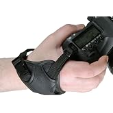 Khalia-Foto dolgulu deri el kayışı 3 noktalı tripod dişlili tutma sistemi