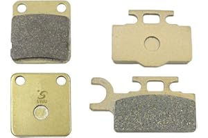 SYUU motocicletas pastillas de freno delanteras y traseras de fibra de cobre para Kawasaki KX 65 KX65 (2000-2018) FA302F FA054R