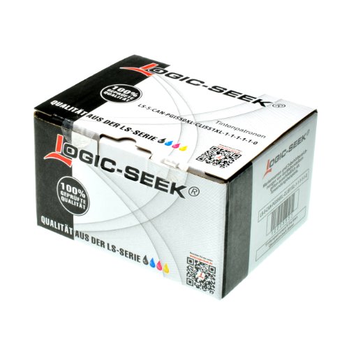5 Logic-Seek® LS-PGI550XL LS-CLI551XL Druckerpatronen MIT CHIP und Füllstandanzeige für Canon Pixma iP7250, MG5450, MG6350, MX725, MX925, kompatibel zu PGI550BK , CLI551C , CLI551M, CLI551Y und CLI551BK - 9