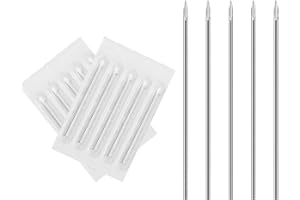 ATOMUS Body Piercing Needles 14G 16G Stainless Steel Sterile Disposable Ear Nose Navel Nipple Lip Piercing Needles