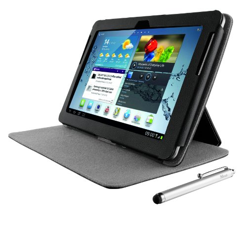 Trust eLiga Folio und Stand mit stylus für Samsung Galaxy Tab 2 10.1 schwarz - 2