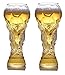 Produktbild Adore center WM 2018 Russia Fussballweltmeisterschaft Thema FIFA Bierglas Bierseidel Tasse Bierkrug Glas Trophäe Form 450ml (2pcs)