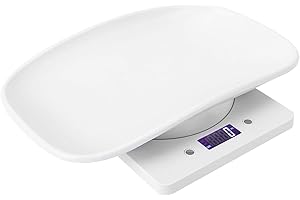 Balance Numérique Pour Animaux De Compagnie, Pèse Chat Bébé Tout Petit échelle Animale Balances électronique Domestique LCD Mini Chiot Chien Hamster Hérisson Peser Avec Précision 3 Modes Cuisine Blanc