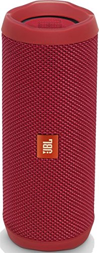 JBL FLIP 4 (Ein voll ausgestatteter, wasserdichter und mobiler Bluetooth-Lautsprecher mit Ã¼berraschend kraftvollem Sound) rot