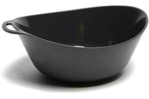 Lifeventure Ellipse Bowl (Graphite) Assiette Camping Unisex-Adult, Grey