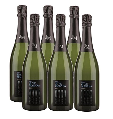 Juve Masana Cava Brut de 11.5º - Paquete de 6 botellas de 75 - Total 450 cl