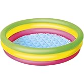 BESTWAY 51104 3 B&Ouml;LMELİ ŞİŞME ZEMİN HAVUZ 102X25 CM
