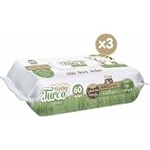 Baby Turco Doğadan Islak Bebek Havlusu, 3'l&uuml; paket, 180 Yaprak