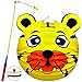 Produktbild Unbekannt Set: Laterne / Lampion + LED Laternenstab - Löwe - Tiger - Teddy Bär - für Kinder - Papierlaterne aus Papier - Lampe - Laternen Lampions - Kerzen Kerze - Figu..