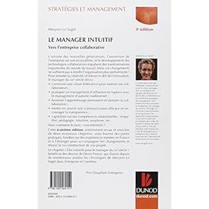 Le manager intuitif - 3e éd. - Vers l'entreprise collaborative