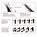 Deluxe Double Weft Remy Human Hair Clip in Extensions #1 Jet Black 8 Pieces Full Head Set 10"-22" Grade 7A Real Natural Long Straight Silky Soft, 22 inches-160g